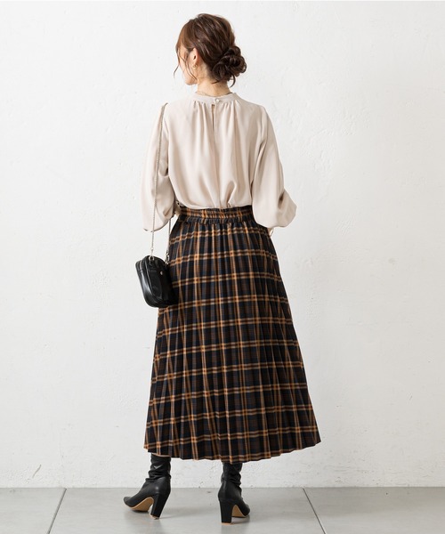 prose verse（プロズヴェール）の「無地×ドット袖2WAYブラウス（シャツ/ブラウス・レディース・オフホワイト/ブラック/ブラウン/ベージュ・MEDIUM）」の9枚目の写真