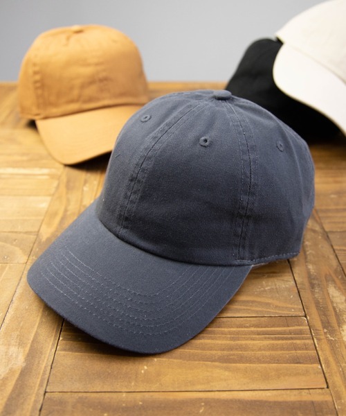 newhattan（ニューハッタン）の「NEWHATTAN Baseball Low Cap-twill（キャップ・メンズ・ホワイト/ブラック/ダークブラウン/ネイビー/グレー/オリーブ/カーキ/ライトイエロー/ライトピンク/チャコール/ベージュ系/ブルー系/ブルー系1/イエロー系/ピンク系/オレンジ系・FREE）」の10枚目の写真