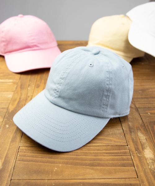 newhattan（ニューハッタン）の「NEWHATTAN Baseball Low Cap-twill（キャップ・メンズ・ホワイト/ブラック/ダークブラウン/ネイビー/グレー/オリーブ/カーキ/ライトイエロー/ライトピンク/チャコール/ベージュ系/ブルー系/ブルー系1/イエロー系/ピンク系/オレンジ系・FREE）」の11枚目の写真