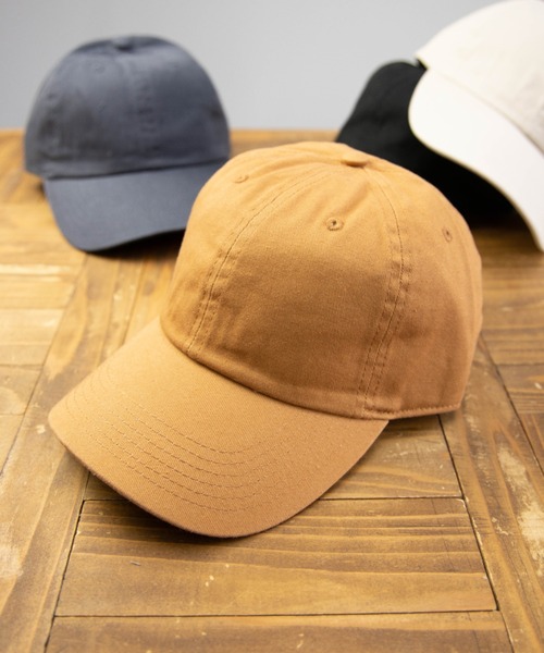 newhattan（ニューハッタン）の「NEWHATTAN Baseball Low Cap-twill（キャップ・メンズ・ホワイト/ブラック/ダークブラウン/ネイビー/グレー/オリーブ/カーキ/ライトイエロー/ライトピンク/チャコール/ベージュ系/ブルー系/ブルー系1/イエロー系/ピンク系/オレンジ系・FREE）」の13枚目の写真