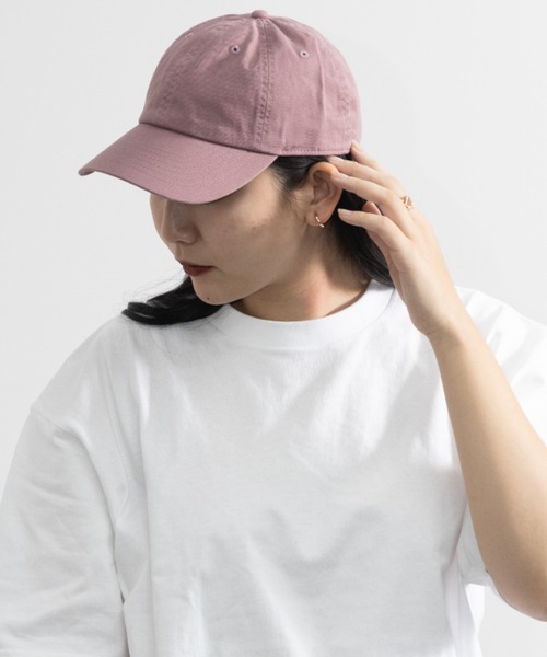 newhattan（ニューハッタン）の「NEWHATTAN Baseball Low Cap-twill（キャップ・メンズ・ホワイト/ブラック/ダークブラウン/ネイビー/グレー/オリーブ/カーキ/ライトイエロー/ライトピンク/チャコール/ベージュ系/ブルー系/ブルー系1/イエロー系/ピンク系/オレンジ系・FREE）」の15枚目の写真