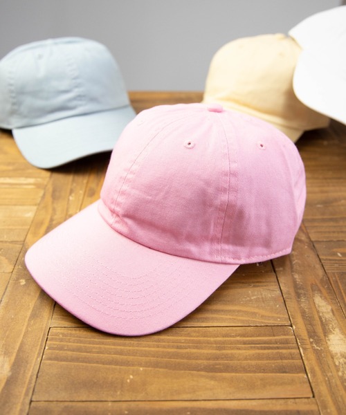 newhattan（ニューハッタン）の「NEWHATTAN Baseball Low Cap-twill（キャップ・メンズ・ホワイト/ブラック/ダークブラウン/ネイビー/グレー/オリーブ/カーキ/ライトイエロー/ライトピンク/チャコール/ベージュ系/ブルー系/ブルー系1/イエロー系/ピンク系/オレンジ系・FREE）」の14枚目の写真