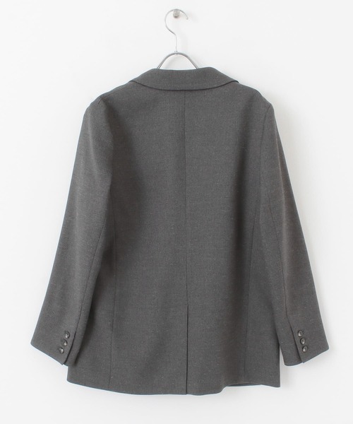 URBAN RESEARCH ROSSO WOMEN（アーバンリサーチ　ロッソ）の「ネップツイードピークドラペルジャケット（その他アウター・レディース・チャコールグレー/ライトベージュ・FREE）」の13枚目の写真