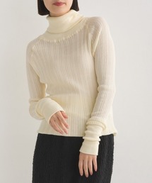 OMNES | ランダムテレコニット タートルネック(ニット/セーター)