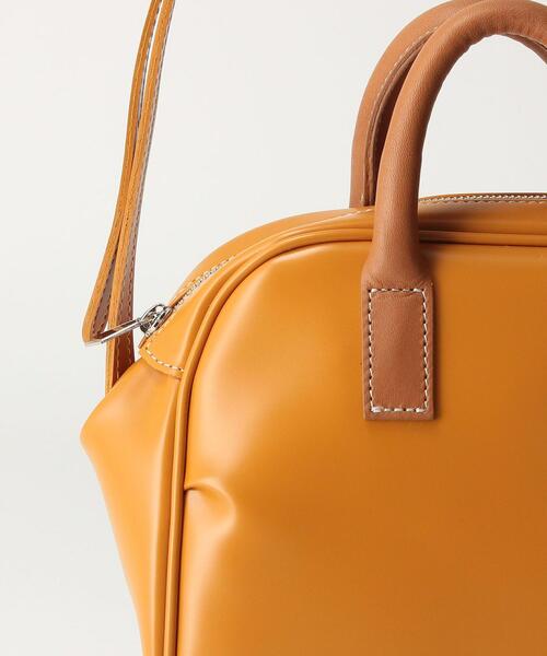 6(ロク)の「<PIENI>MINI BOSTON BAG/バッグ(ショルダーバッグ・レディース・ブラウン・FREE)」の3枚目の写真