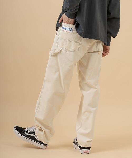 SMITH'S(スミス)の「【SMITH'S AMERICAN/スミス アメリカン】LOAFER PANTS/ペインターパンツ/スケーターパンツ(チノパンツ・メンズ・ブラック/インディゴブルー/キナリ・S/M/L)」の2枚目の写真
