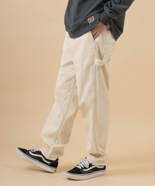 SMITH'S(スミス)の「【SMITH'S AMERICAN/スミス アメリカン】LOAFER PANTS/ペインターパンツ/スケーターパンツ(チノパンツ・メンズ・ブラック/インディゴブルー/キナリ・S/M/L)」の8枚目の写真