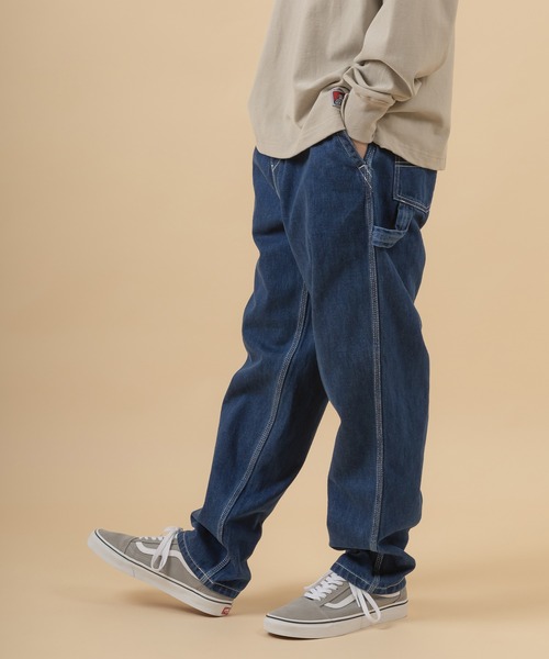 SMITH'S(スミス)の「【SMITH'S AMERICAN/スミス アメリカン】LOAFER PANTS/ペインターパンツ/スケーターパンツ(チノパンツ・メンズ・ブラック/インディゴブルー/キナリ・S/M/L)」の15枚目の写真