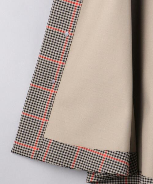 HYKE(ハイク)の「<HYKE(ハイク)>PLAID ダブルフェイス ケープ ■■■★(その他アウター・レディース・ベージュ・1)」の9枚目の写真