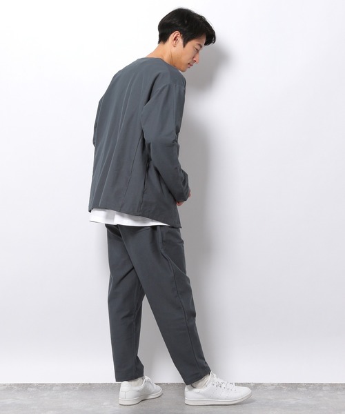 LAKOLE（ラコレ）の「カットツイルカーデジャケット / 228844（カーディガン/ボレロ・メンズ・ネイビー/グレー/ブラック・LARGE/MEDIUM）」の17枚目の写真