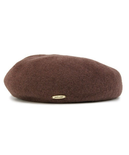 polcadot(ポルカドット)の「チャーム付き ウールベレー帽(ハンチング/ベレー帽・レディース・チャコールグレー/グリーン/ブラック/マスタード/ブラウン/ワイン・FREE)」の12枚目の写真