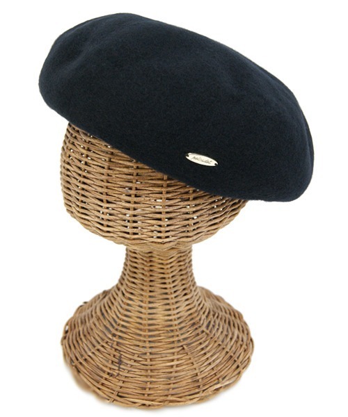 polcadot(ポルカドット)の「チャーム付き ウールベレー帽(ハンチング/ベレー帽・レディース・チャコールグレー/グリーン/ブラック/マスタード/ブラウン/ワイン・FREE)」の8枚目の写真