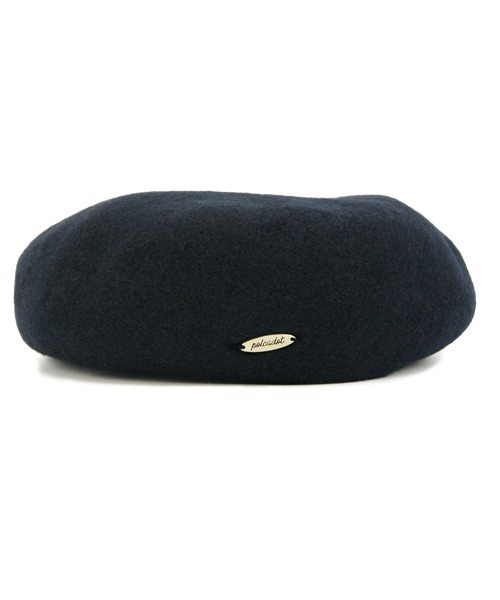 polcadot(ポルカドット)の「チャーム付き ウールベレー帽(ハンチング/ベレー帽・レディース・チャコールグレー/グリーン/ブラック/マスタード/ブラウン/ワイン・FREE)」の9枚目の写真