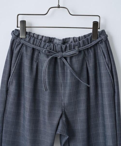 Curly(カーリー)の「#【CURLY&Co./カーリー】CLIFTON EZ TROUSERS "Check"(その他パンツ・メンズ・グレー・2/1)」の4枚目の写真