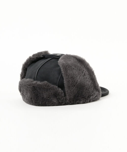 B:MING by BEAMS（ビーミングバイビームス）の「SUBLIME / 2way フライトキャップ（キャップ・メンズ・ベージュ/ブラック・ONE SIZE）」の4枚目の写真