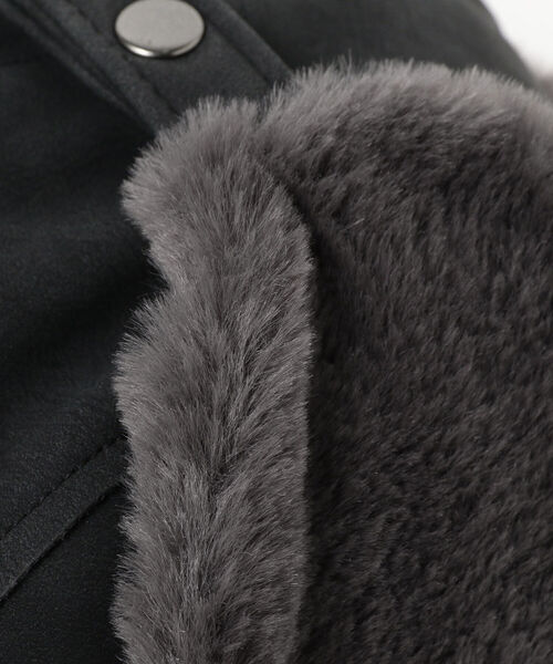 B:MING by BEAMS（ビーミングバイビームス）の「SUBLIME / 2way フライトキャップ（キャップ・メンズ・ベージュ/ブラック・ONE SIZE）」の3枚目の写真