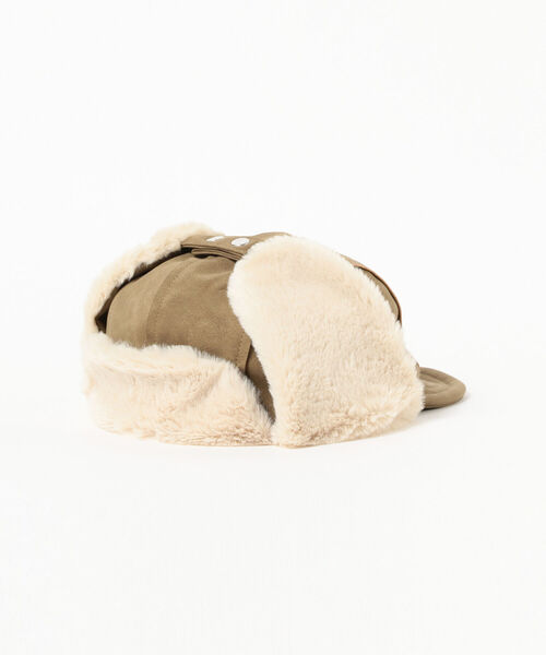 B:MING by BEAMS（ビーミングバイビームス）の「SUBLIME / 2way フライトキャップ（キャップ・メンズ・ベージュ/ブラック・ONE SIZE）」の6枚目の写真