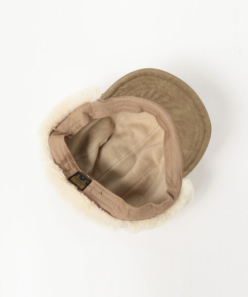 B:MING by BEAMS（ビーミングバイビームス）の「SUBLIME / 2way フライトキャップ（キャップ・メンズ・ベージュ/ブラック・ONE SIZE）」の8枚目の写真