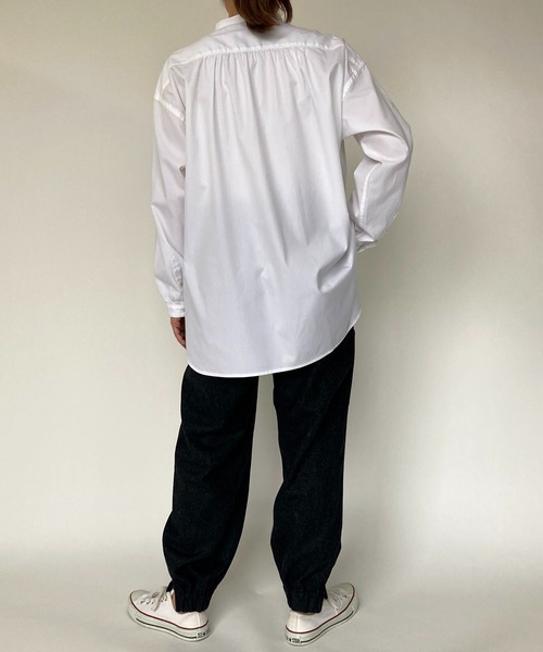 BROOKLYN OVERALL（ブルックリンオーバーオール）の「ウールフラノイージーパンツ（その他パンツ・レディース・グレー/チャコールグレー・FREE）」の15枚目の写真