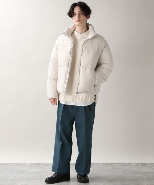 RAGEBLUE(レイジブルー)の「<一部店舗限定>裏起毛センタープレスタック/PEカラーワイドパンツ/218899(スラックス・メンズ・ブラック/ライトベージュ/ダークグリーン/ブルー/パープル・MEDIUM/LARGE)」の13枚目の写真