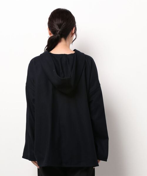 IENA（イエナ）の「WOOLフラノパーカー（シャツ/ブラウス・レディース・アイボリー/ネイビー・FREE）」の18枚目の写真