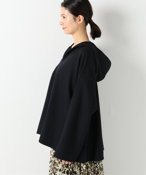 IENA（イエナ）の「WOOLフラノパーカー（シャツ/ブラウス・レディース・アイボリー/ネイビー・FREE）」の4枚目の写真