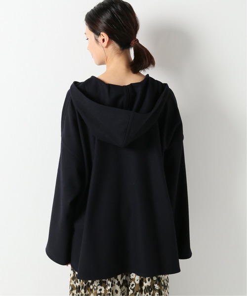 IENA（イエナ）の「WOOLフラノパーカー（シャツ/ブラウス・レディース・アイボリー/ネイビー・FREE）」の5枚目の写真