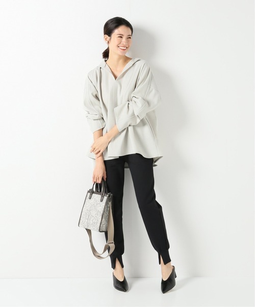 IENA（イエナ）の「WOOLフラノパーカー（シャツ/ブラウス・レディース・アイボリー/ネイビー・FREE）」の20枚目の写真