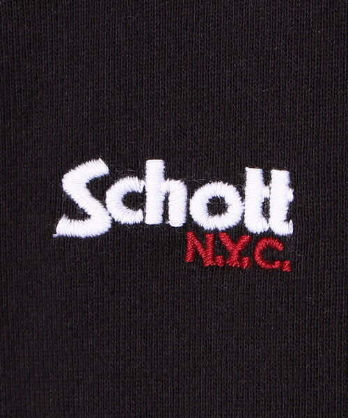 schott(ショット)の「Schott/ショット/SNAP EMB. SWEAT/スナップ スウェット 刺繍(スウェット・メンズ・ブラック/ベージュ/オリーブ・LARGE/X-LARGE/MEDIUM)」の12枚目の写真