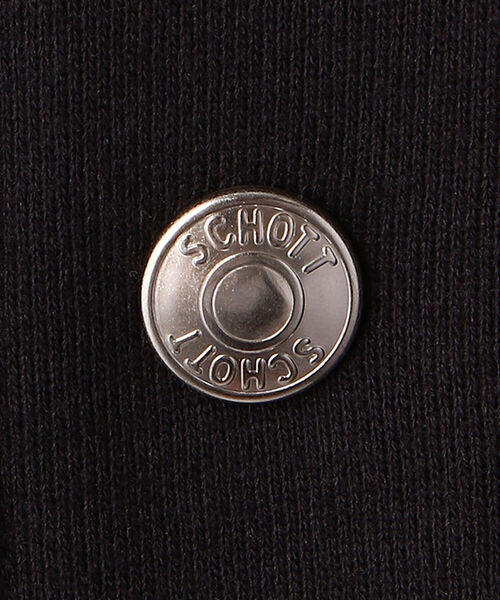 schott(ショット)の「Schott/ショット/SNAP EMB. SWEAT/スナップ スウェット 刺繍(スウェット・メンズ・ブラック/ベージュ/オリーブ・LARGE/X-LARGE/MEDIUM)」の11枚目の写真