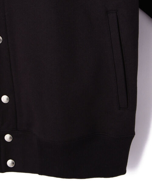 schott(ショット)の「Schott/ショット/SNAP EMB. SWEAT/スナップ スウェット 刺繍(スウェット・メンズ・ブラック/ベージュ/オリーブ・LARGE/X-LARGE/MEDIUM)」の9枚目の写真