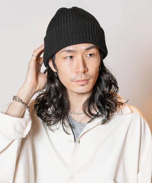 CA4LA（カシラ）の「AUTHENTICO3（ニットキャップ/ビーニー・レディース・ネイビー/ブラック/ベージュ/レッド・ONESIZE）」の2枚目の写真