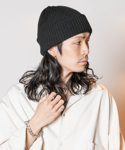 CA4LA（カシラ）の「AUTHENTICO3（ニットキャップ/ビーニー・レディース・ネイビー/ブラック/ベージュ/レッド・ONESIZE）」の8枚目の写真