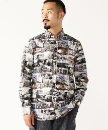 ts(s) / Landscape Inkjet Print Cotton Cloth B.D. Shirt