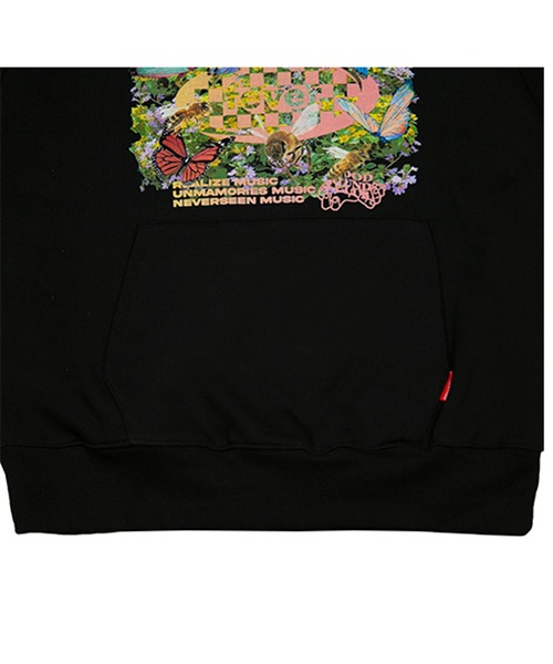 FEVERTIME（フィーバータイム）の「『FEVERTIME/フィーバータイム』21 blossom Checker HOODIE/ブロッサム チェッカー フーディー 長袖 プルオーバーパーカー（パーカー・レディース・グレー/ブラック・M）」の18枚目の写真