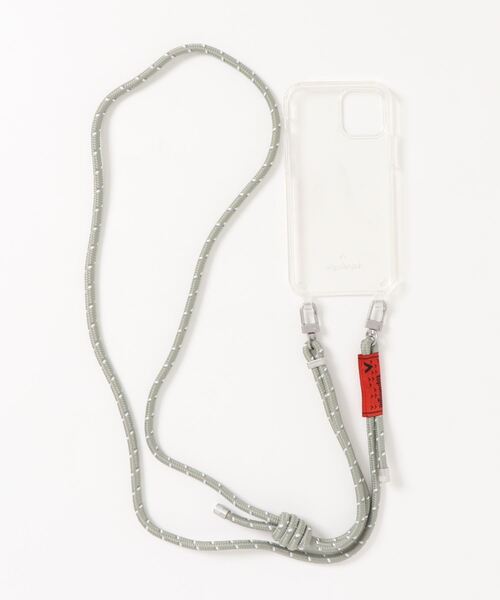 Topologie(トポロジー)の「Topologie /トポロジー Verdon クリアフォンケース (iPhone12/12Pro対応)(スマホケース/カバー・メンズ・ベージュ/セージグリーン・FREE)」の18枚目の写真