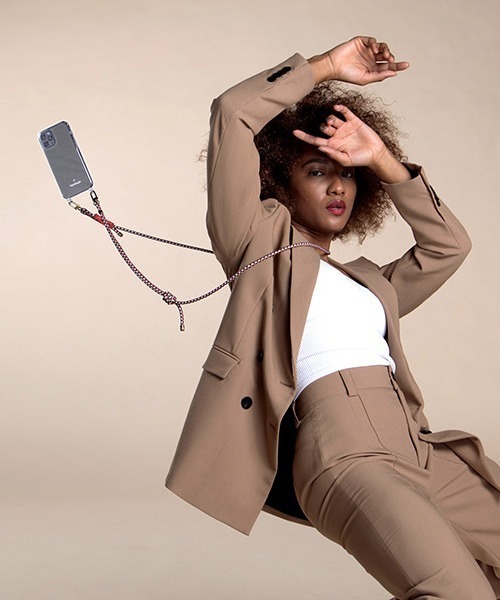 Topologie(トポロジー)の「Topologie /トポロジー Verdon クリアフォンケース (iPhone12/12Pro対応)(スマホケース/カバー・メンズ・ベージュ/セージグリーン・FREE)」の7枚目の写真