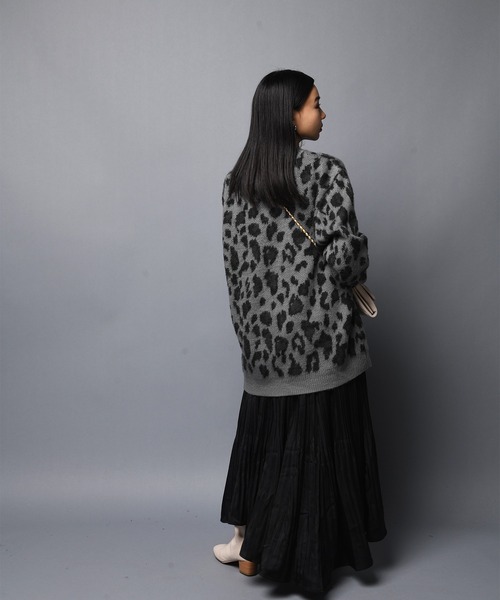 JACKROSE(ジャックローズ)の「JE モヘアタッチヒョウ柄クルーニット(ニット/セーター・メンズ・ブラック/ベージュ・M/L)」の21枚目の写真