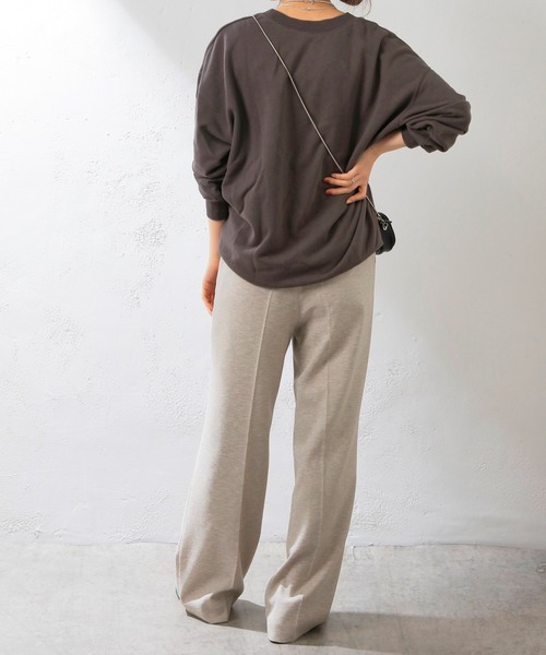 SHENERY（シーナリー）の「オーガニックコットンビッグ裏毛（スウェット・レディース・チャコールグレー/ピンク/アイボリー/オフホワイト/ピンク系その他・FREE）」の13枚目の写真