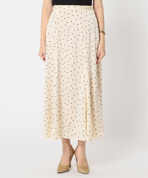 Simplicite(サンプリシテ)の「ハンマードットフレアスカート◆(スカート・レディース・アイボリー/ブラック/キャメル・FREE)」の20枚目の写真