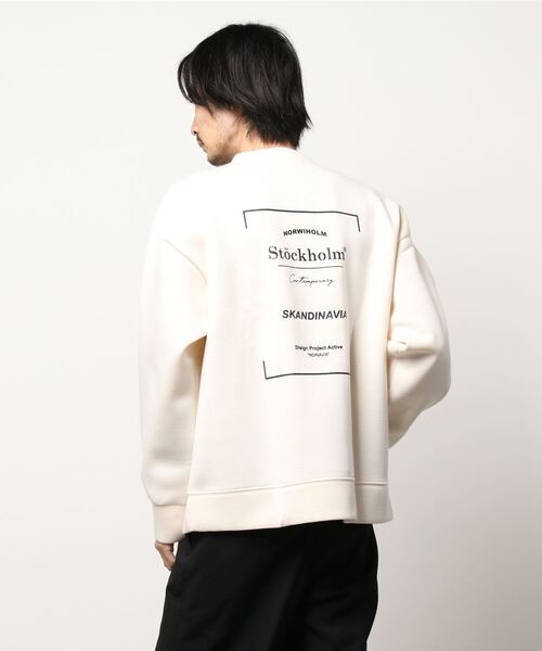 Import & Select（インポートアンドセレクト）の「【Select】 オーバーサイズスウェット  "Stockholm"（Tシャツ/カットソー・メンズ・ブラック/ホワイト系1・FREE）」の4枚目の写真