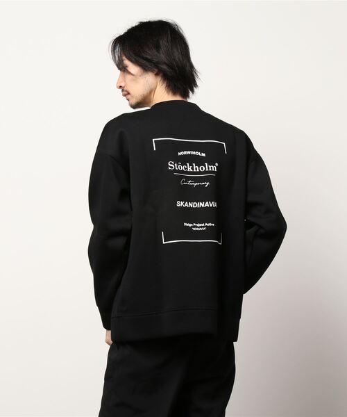 Import & Select（インポートアンドセレクト）の「【Select】 オーバーサイズスウェット  "Stockholm"（Tシャツ/カットソー・メンズ・ブラック/ホワイト系1・FREE）」の3枚目の写真