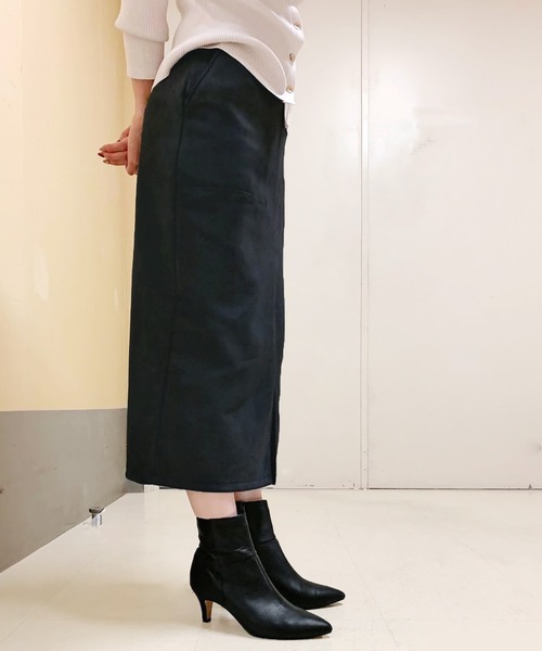 Dhyana.(ディアナドット)の「ポインテッドショートブーツ(ブーツ・レディース・チャコールグレー/ブラック・24.5cm/25cm/23.5cm/22.5cm)」の5枚目の写真