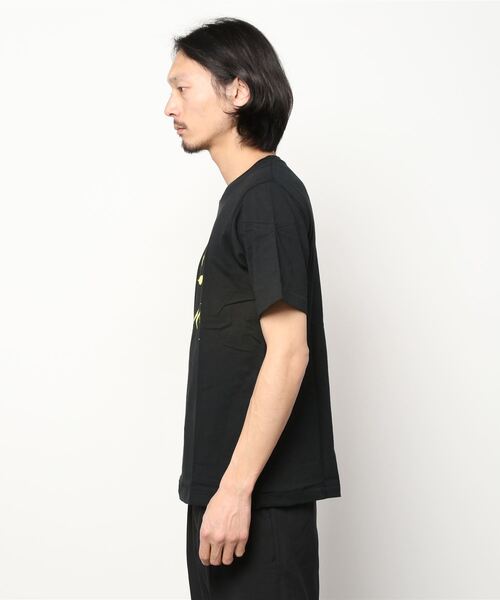 R.R.G.S（アールアールジーエス）の「LOGO PRINT T-SHIRTS（Tシャツ/カットソー・メンズ・ホワイト×レッド/ホワイト×ブラック/ブラック×ホワイト/ブラック×イエロー・SMALL/MEDIUM/LARGE/X-LARGE）」の6枚目の写真