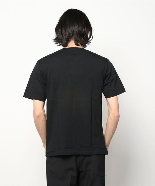 R.R.G.S（アールアールジーエス）の「LOGO PRINT T-SHIRTS（Tシャツ/カットソー・メンズ・ホワイト×レッド/ホワイト×ブラック/ブラック×ホワイト/ブラック×イエロー・SMALL/MEDIUM/LARGE/X-LARGE）」の5枚目の写真
