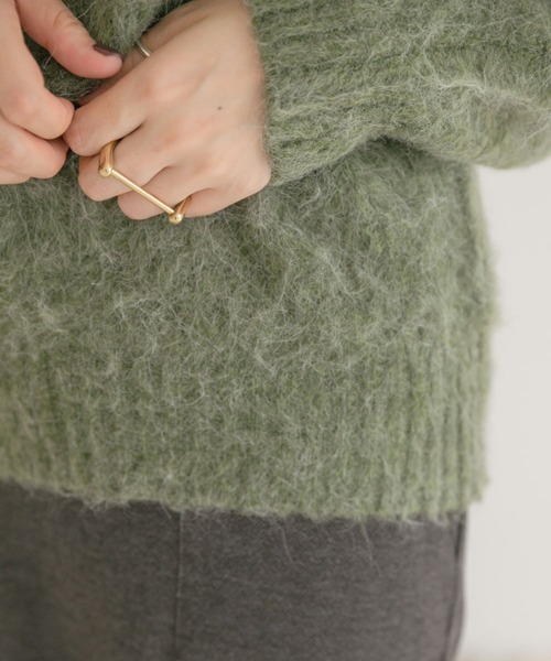 ITEMS URBANRESEARCH(アイテムズ アーバンリサーチ)の「ウールミックスタートルネックニット(ニット/セーター・レディース・ベージュ/チャコールグレー/グリーン・FREE)」の20枚目の写真