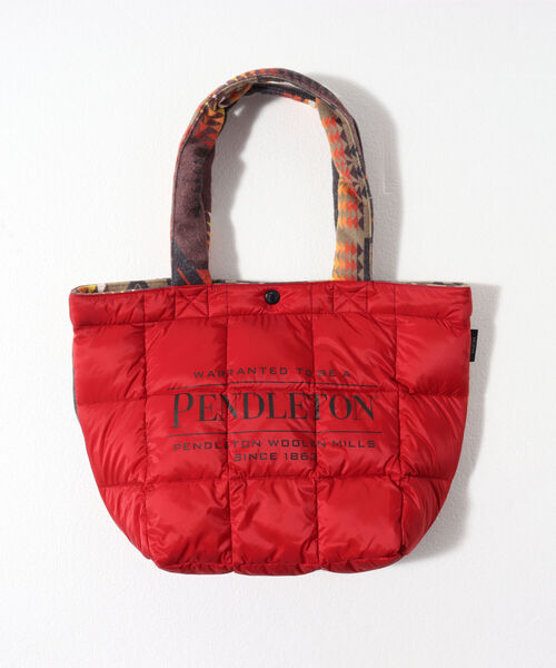 TAION(タイオン)の「【TAION】×【PENDLETON】アシメトリーランチトートM #PDT-TON-213006(トートバッグ・メンズ・ブラック系その他5/ブルー系その他7/レッド系その他5/ホワイト系その他6/グリーン系その他5/ベージュ系その他5・FREE)」の1枚目の写真