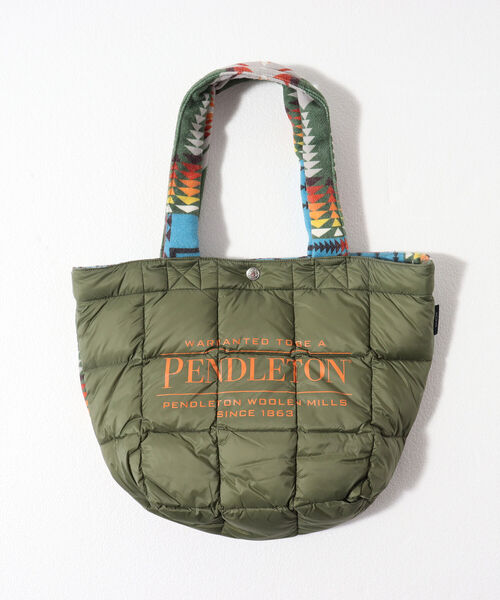 TAION(タイオン)の「【TAION】×【PENDLETON】アシメトリーランチトートM #PDT-TON-213006(トートバッグ・メンズ・ブラック系その他5/ブルー系その他7/レッド系その他5/ホワイト系その他6/グリーン系その他5/ベージュ系その他5・FREE)」の7枚目の写真