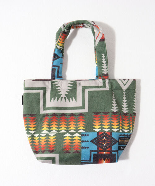 TAION(タイオン)の「【TAION】×【PENDLETON】アシメトリーランチトートM #PDT-TON-213006(トートバッグ・メンズ・ブラック系その他5/ブルー系その他7/レッド系その他5/ホワイト系その他6/グリーン系その他5/ベージュ系その他5・FREE)」の8枚目の写真