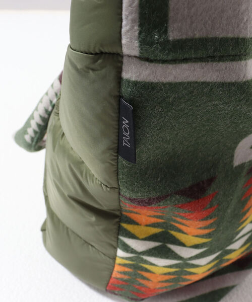 TAION(タイオン)の「【TAION】×【PENDLETON】アシメトリーランチトートM #PDT-TON-213006(トートバッグ・メンズ・ブラック系その他5/ブルー系その他7/レッド系その他5/ホワイト系その他6/グリーン系その他5/ベージュ系その他5・FREE)」の9枚目の写真